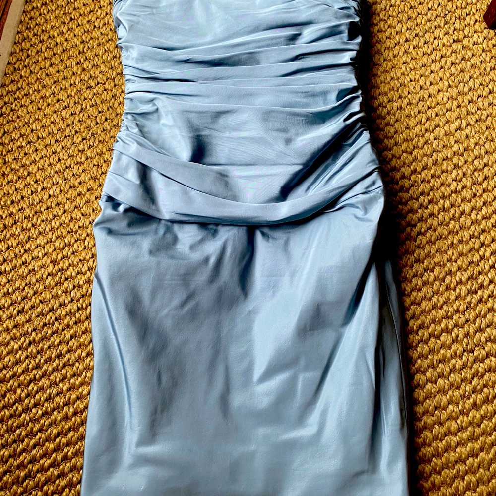 RALPH LAUREN BLACK LABEL STRAPLESS COCKTAIL DRESS
